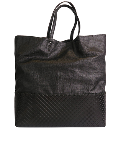 Large Coated Linen Tote, front view